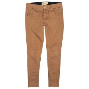 Democracy Ab Technology Stretch Brown Skinny Jeans Pants Women’s Size 4